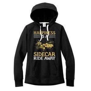 Sidecar Motorcycle Motorcyclist Bike Motorbike Sidecar Rider Women's Fleece Hoodie