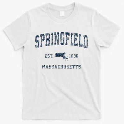 Springfield Massachusetts Ma Vintage Sports Print T-Shirt