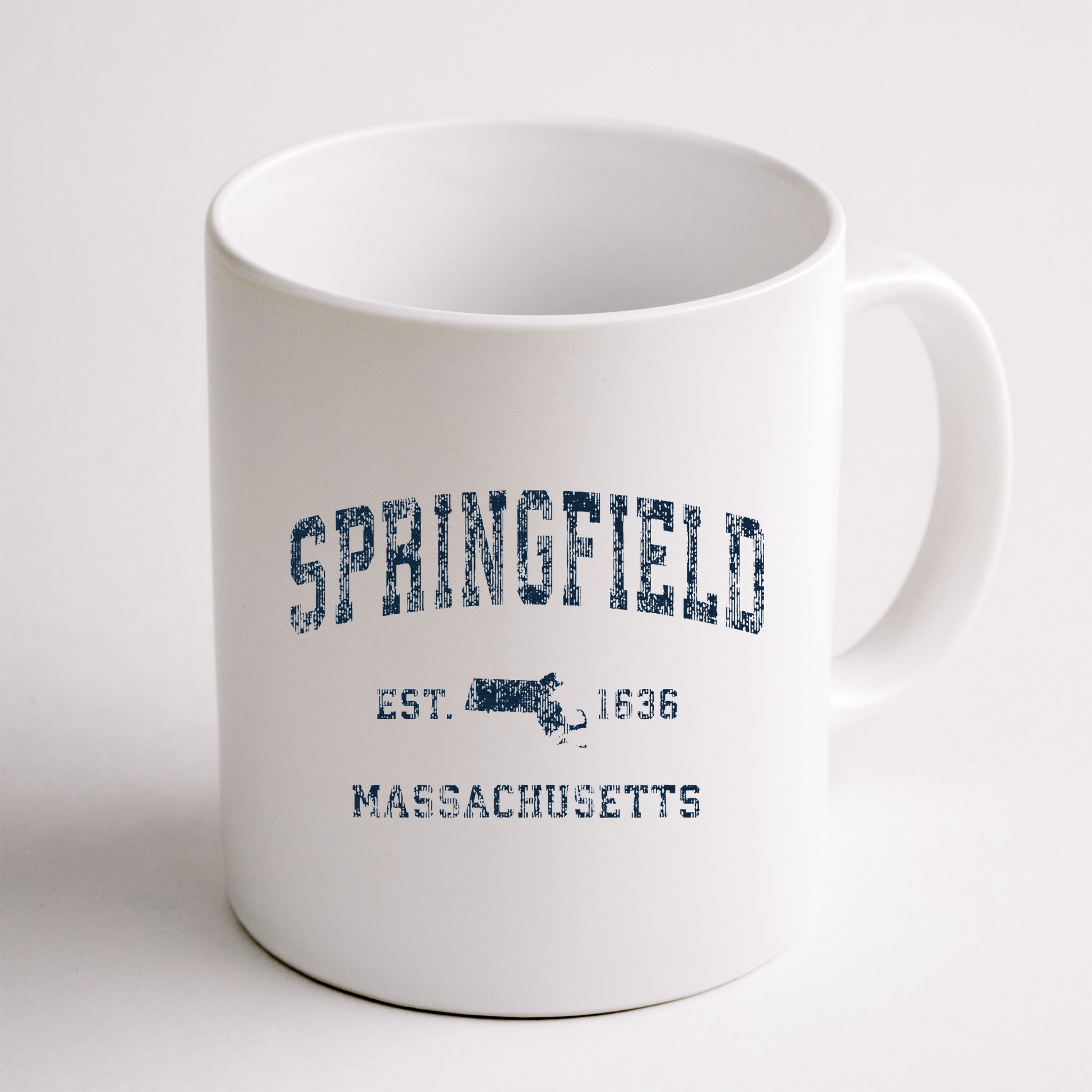 Springfield Massachusetts Ma Vintage Sports Print Mug