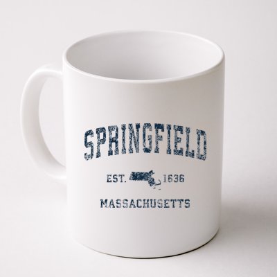 Springfield Massachusetts Ma Vintage Sports Print Mug