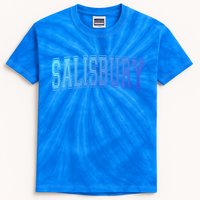 Salisbury Md Maryland Usa Vintage Sports Varsity Style Funny Gift Kids Tie-Dye T-Shirt