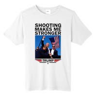 Shooting Makes Me Stronger Donald Trump 2024 Tall Fusion ChromaSoft Performance T-Shirt