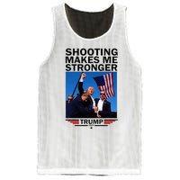 Shooting Makes Me Stronger Donald Trump 2024 Mesh Reversible Basketball Jersey Tank