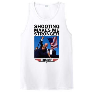 Shooting Makes Me Stronger Donald Trump 2024 PosiCharge Competitor Tank