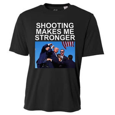 Shooting Makes Me Stronger Trump 2024 Cooling Performance Crew T-Shirt