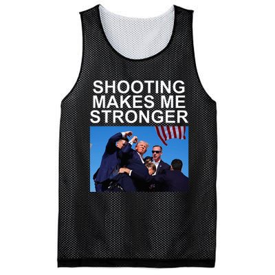 Shooting Makes Me Stronger Trump 2024 Mesh Reversible Basketball Jersey Tank