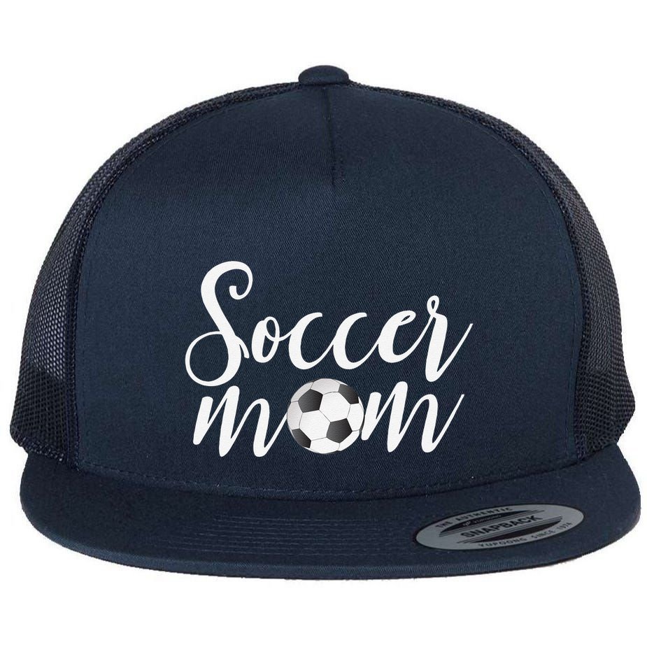 Soccer Mom Mothers Day Gifts For Mom Flat Bill Trucker Hat