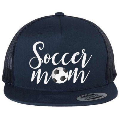 Soccer Mom Mothers Day Gifts For Mom Flat Bill Trucker Hat