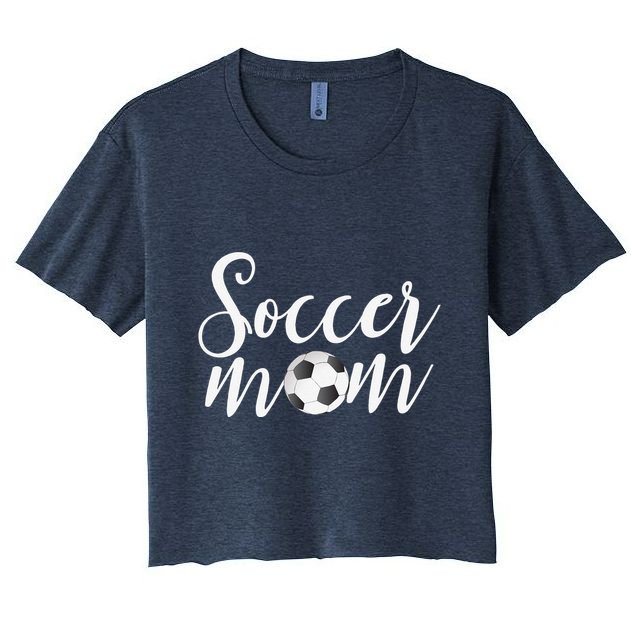 Soccer Mom Mothers Day Gifts For Mom Crop Top