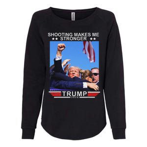 Shooting Makes Me Stronger Trump 2024 Election Design Womens California Wash Sweatshirt