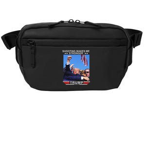 Shooting Makes Me Stronger Trump 2024 Election Design Crossbody Pack