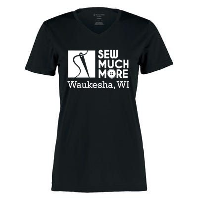 Sew Much More Waukesha Wi Women's Momentum V-Neck T-Shirt