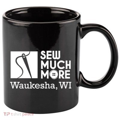 Sew Much More Waukesha Wi 11oz C Handle Ceramic Mug