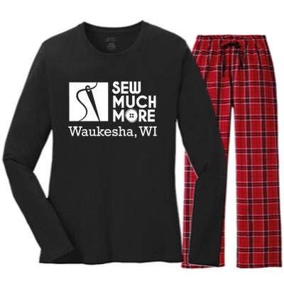 Sew Much More Waukesha Wi Women's Long Sleeve Flannel Pajama Set 