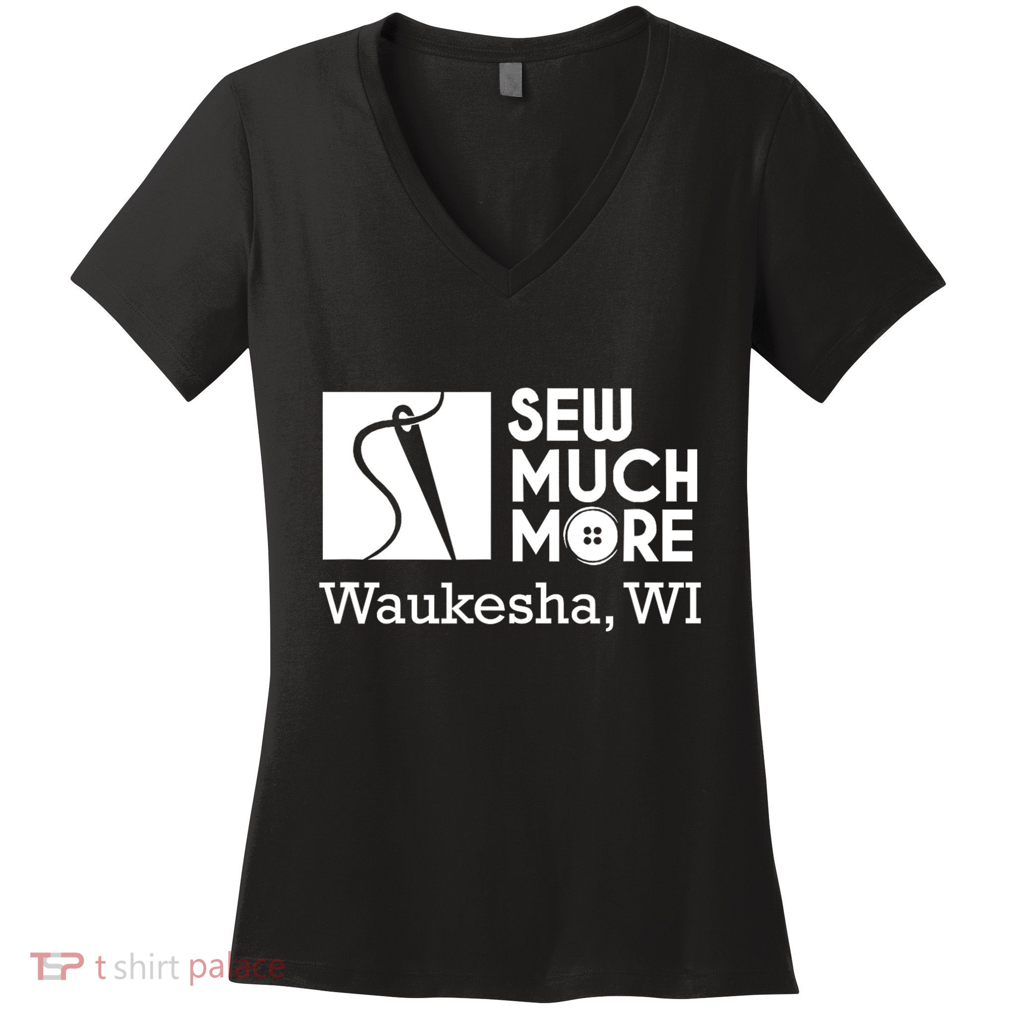 Sew Much More Waukesha Wi Women's V-Neck T-Shirt