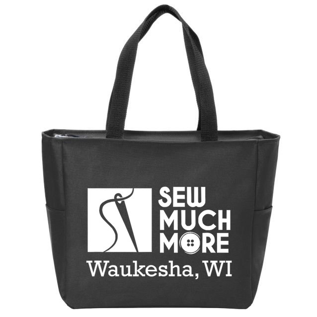 Sew Much More Waukesha Wi Zip Tote Bag