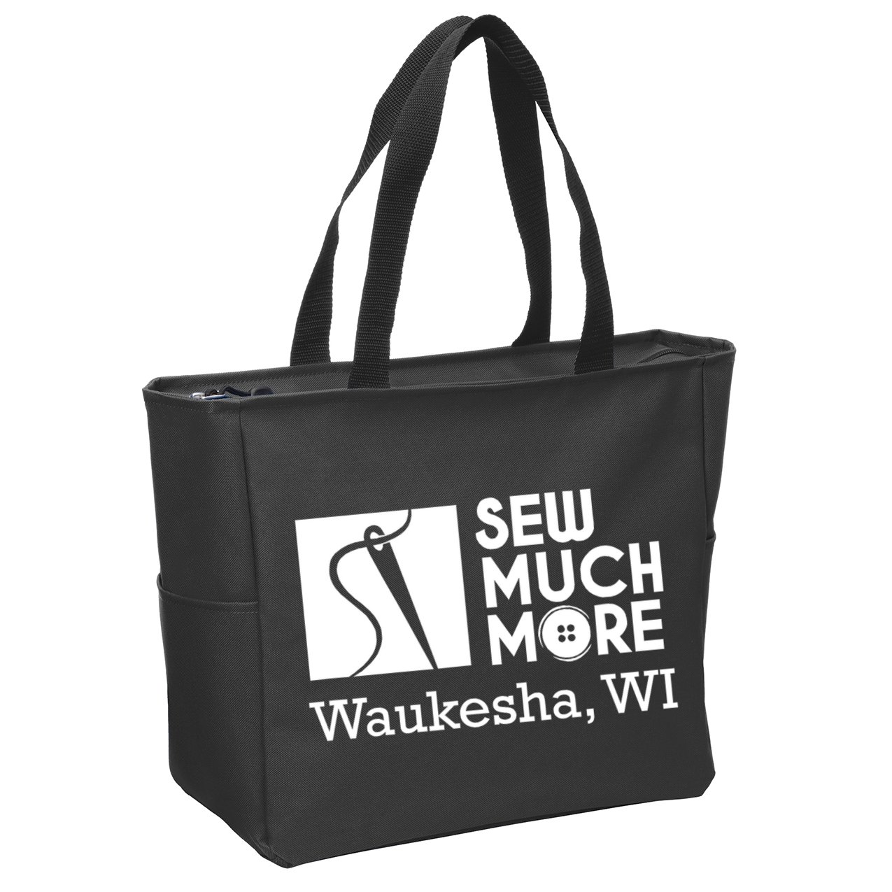 Sew Much More Waukesha Wi Zip Tote Bag