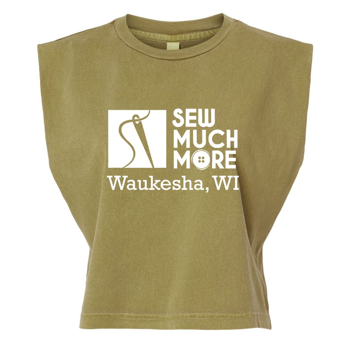 Sew Much More Waukesha Wi Garment-Dyed Women's Muscle Tee