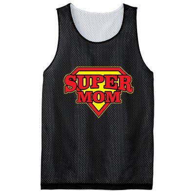 Super Mom Mother's Day Gift Mesh Reversible Basketball Jersey Tank