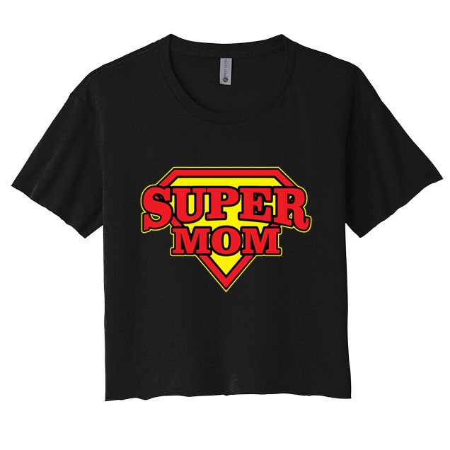Super Mom Mother's Day Gift Crop Top