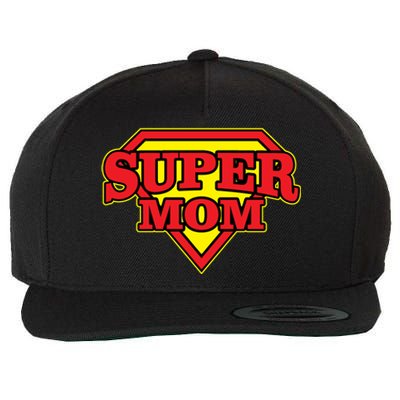 Super Mom Mother's Day Gift Wool Snapback Cap