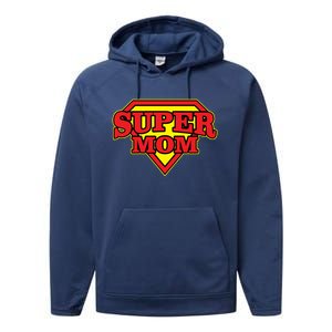 Super Mom Mother's Day Gift Performance Fleece Hoodie