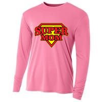 Super Mom Mother's Day Gift Cooling Performance Long Sleeve Crew