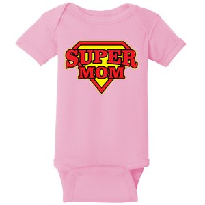 Super Mom Mother's Day Gift Baby Bodysuit