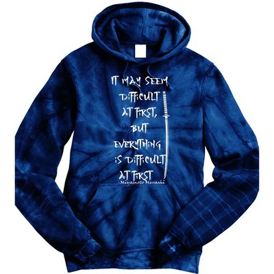 Samurai Miyamoto Musashi Tie Dye Hoodie