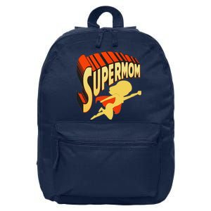 Super Mom Mothers Day & Birthday Gift For Mom Super Hero 16 in Basic Backpack