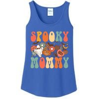 Spooky Mommy Matching Funny Gift Retro Halloween Ghost Witchy Gift Ladies Essential Tank