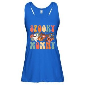 Spooky Mommy Matching Funny Gift Retro Halloween Ghost Witchy Gift Ladies Essential Flowy Tank