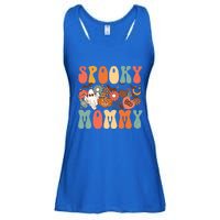 Spooky Mommy Matching Funny Gift Retro Halloween Ghost Witchy Gift Ladies Essential Flowy Tank