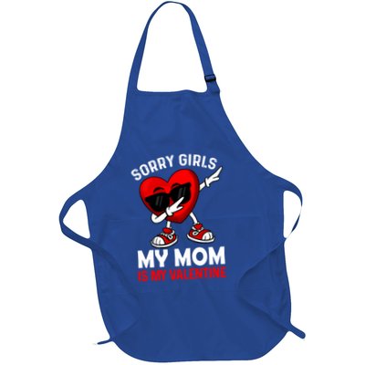 Sorry My Mom Is My Valentine Dabbing Heart Sunglasses Cool Gift Apron