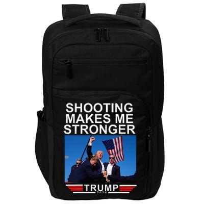 Shooting Makes Me Stronger Trump 2024 Impact Tech Backpack