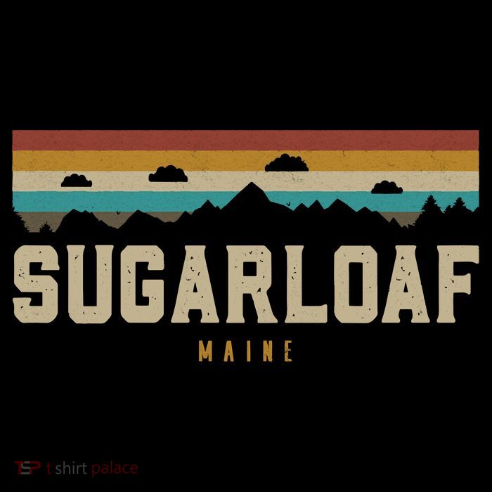 Sugarloaf Mountains Maine Hiking Outdoors Retro Flatbill Hat