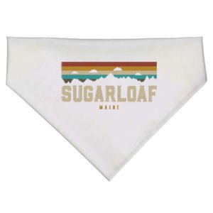 Sugarloaf Mountains Maine Hiking Outdoors Retro USA-Made Doggie Bandana