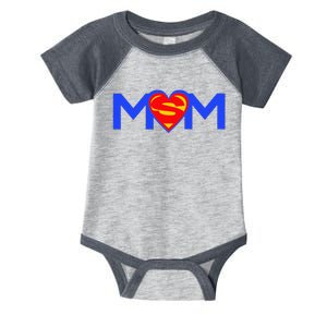 Super Mommy Mothers Day Birthday Gift Cute Top For Mom Infant Baby Jersey Bodysuit