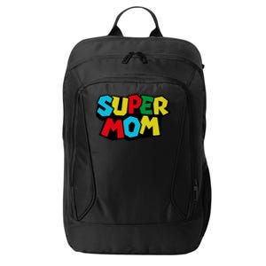 Super Mom Mommio Mommy Funny Color City Backpack