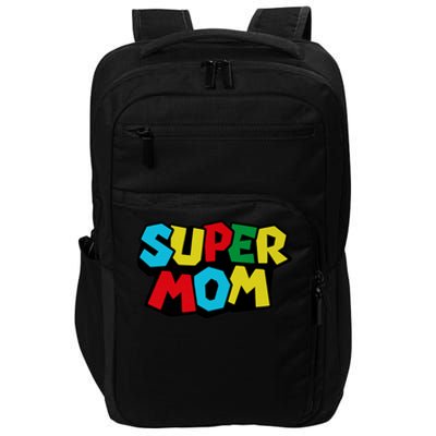 Super Mom Mommio Mommy Funny Color Impact Tech Backpack