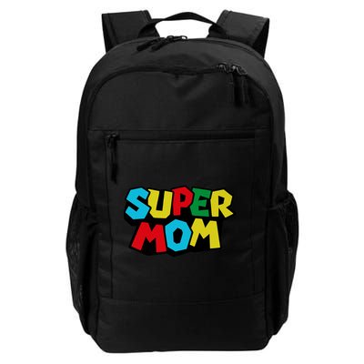 Super Mom Mommio Mommy Funny Color Backpack