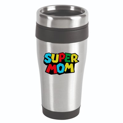 Super Mom Mommio Mommy Funny Color 16oz Travel Tumbler