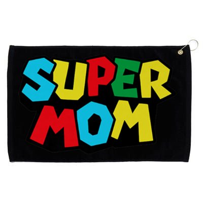 Super Mom Mommio Mommy Funny Color Grommeted Golf Towel