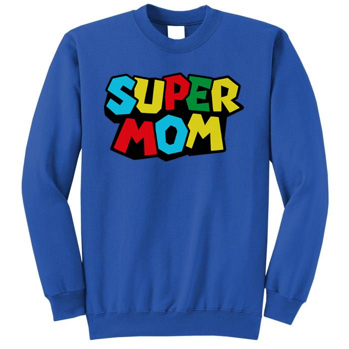 Super Mom Mommio Mommy Funny Color Sweatshirt