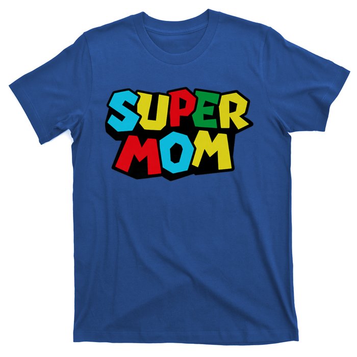 Super Mom Mommio Mommy Funny Color T-Shirt