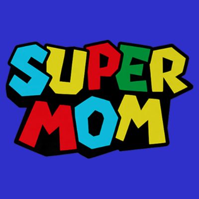 Super Mom Mommio Mommy Funny Color T-Shirt