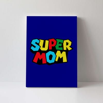 Super Mom Mommio Mommy Funny Color Canvas