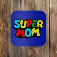 Super Mom Mommio Mommy Funny Color Coaster