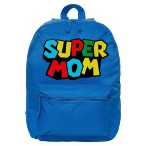 Super Mom Mommio Mommy Funny Color 16 in Basic Backpack