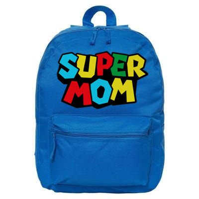 Super Mom Mommio Mommy Funny Color 16 in Basic Backpack